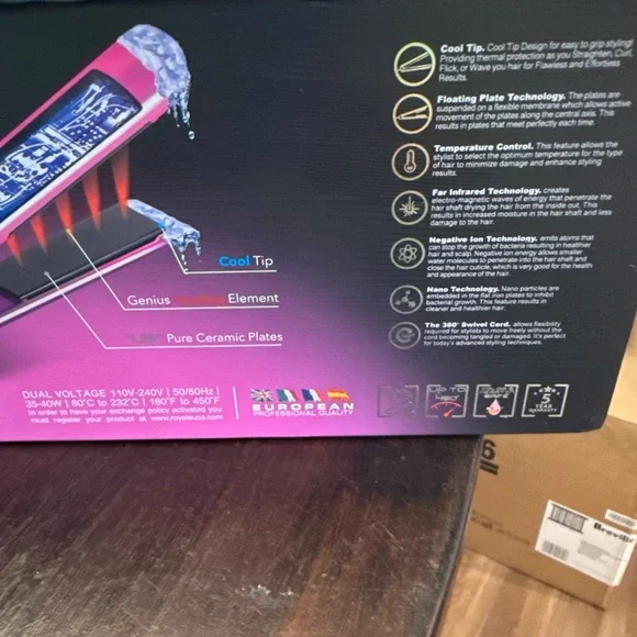 Royale Diamond Collection Hair Straightener